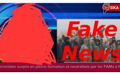 #BenbereVerif : faux, ces images ne montrent pas des « Djihadistes en formation » à Niono