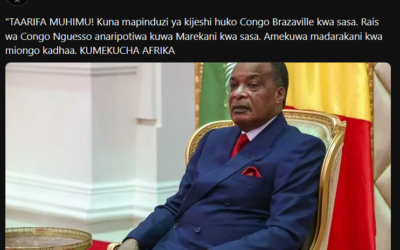 Faux, le Congo Brazzaville n’a pas connu de coup d’État en septembre 2023