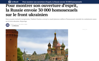 Non, la Russie n’a pas envoyé 30 000 homosexuels sur le front ukrainien 