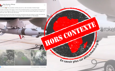 Burkina Faso : l’image du missile apparaissant dans cette publication n’a aucun lien avec les frappes de l’armée contre des « terroristes » à Kankanmogré en avril 2024
