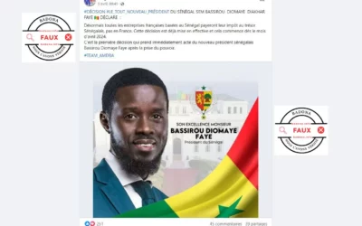 Impôts des entreprises françaises au Sénégal : cette déclaration attribuée à Diomaye Faye n’est pas vraie