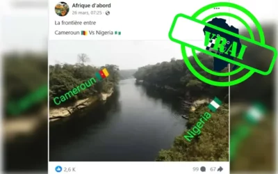 Tourisme : oui, cette image montre la frontière entre le Cameroun et le Nigéria