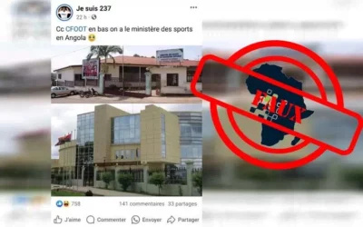 Infrastructures : non, cette photo n’est pas celle du ministère des Sports de l’Angola