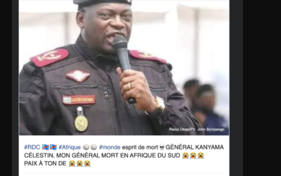 Non, le célèbre général de police Célestin Kanyama n’est pas décédé !