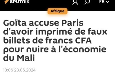 #BenbereVerif : Assimi Goita a-t-il accusé « la France d’avoir imprimé de faux-billets pour nuire à l’économie du Mali » ?