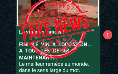 Faux, le vin ne guérit  pas le cancer 