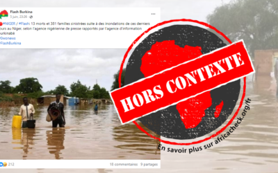 Cette image ne montre pas les inondations qui ont touché le Niger en juin 2024