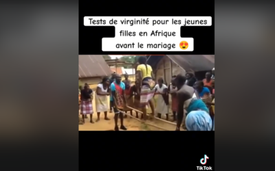 Cette vidéo n’est pas d’un test de virginité chez les filles en Afrique mais une danse traditionnelle au Suriname