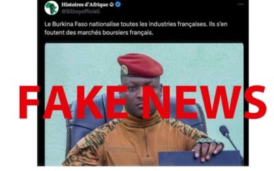 Non, le Burkina Faso n’est pas en train de nationaliser les entreprises françaises