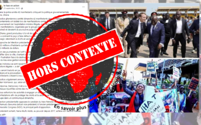 Ghana : ces images n’ont aucun lien avec les manifestations survenues dans le pays en septembre 2024